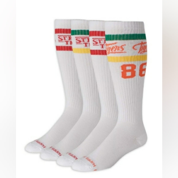 Netflix Stranger things 4 pack over the calf socks NWT - Picture 2 of 4